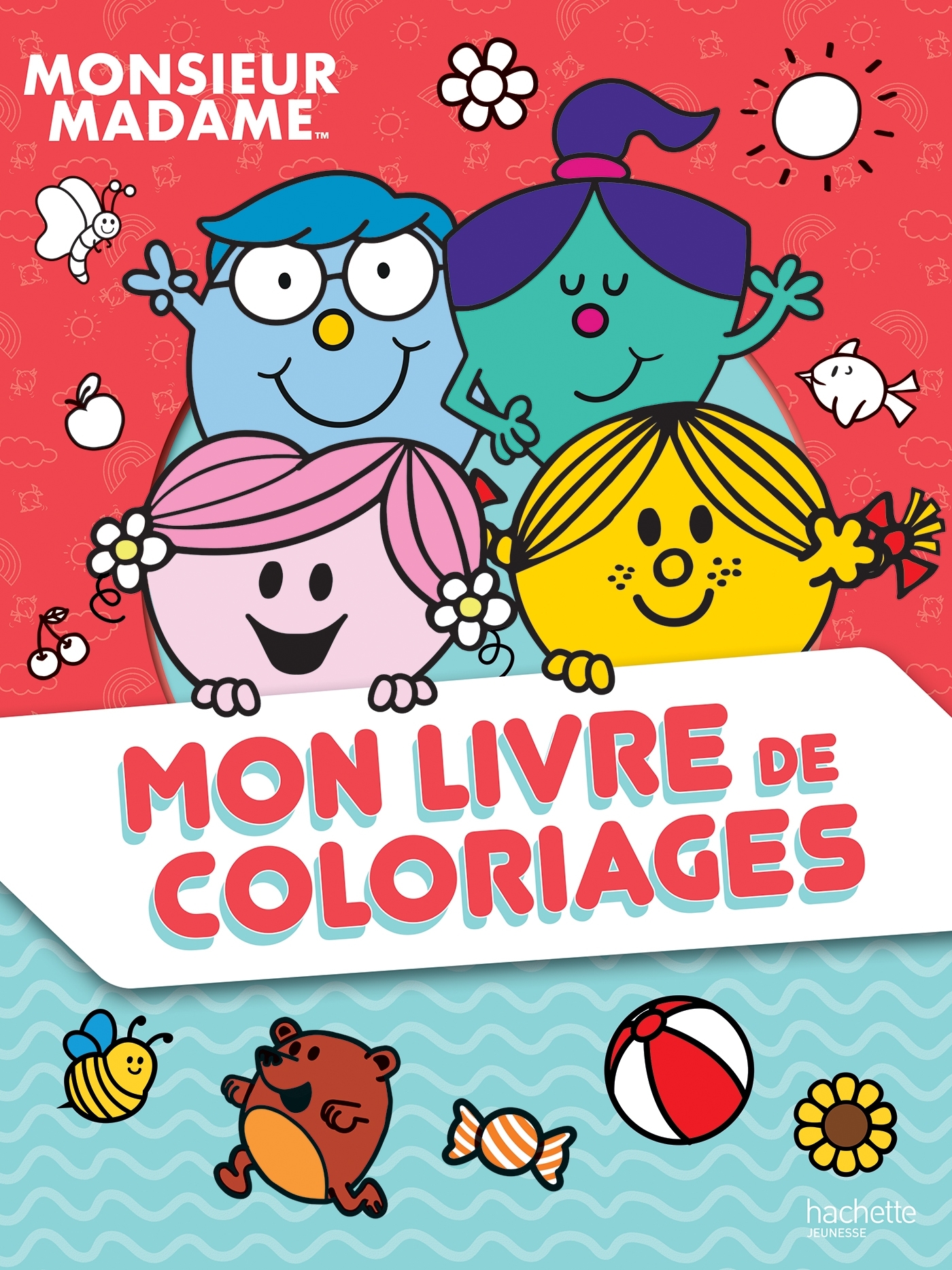 Monsieur Madame - Mon livre de coloriages