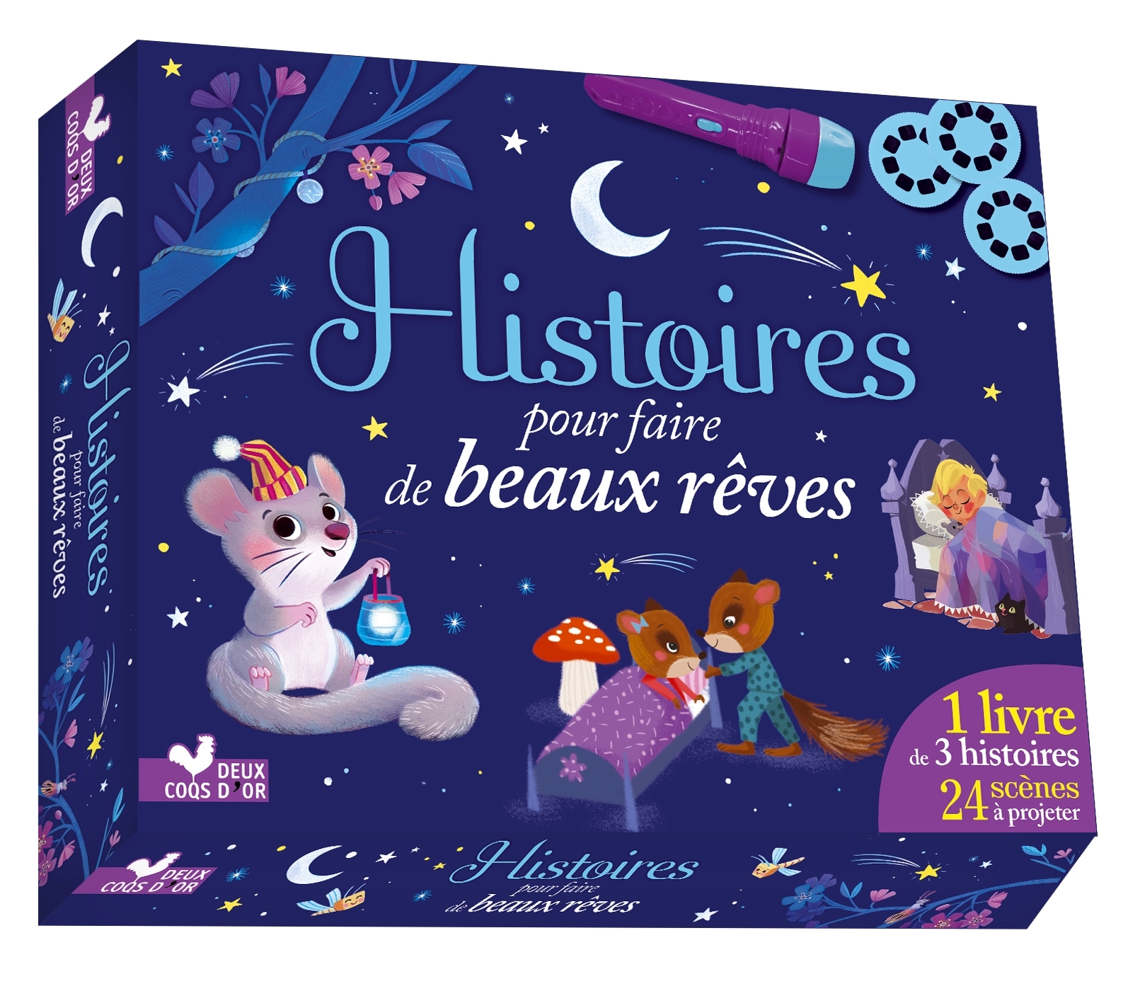 Histoires pour faire de beaux rêves - coffret lampe