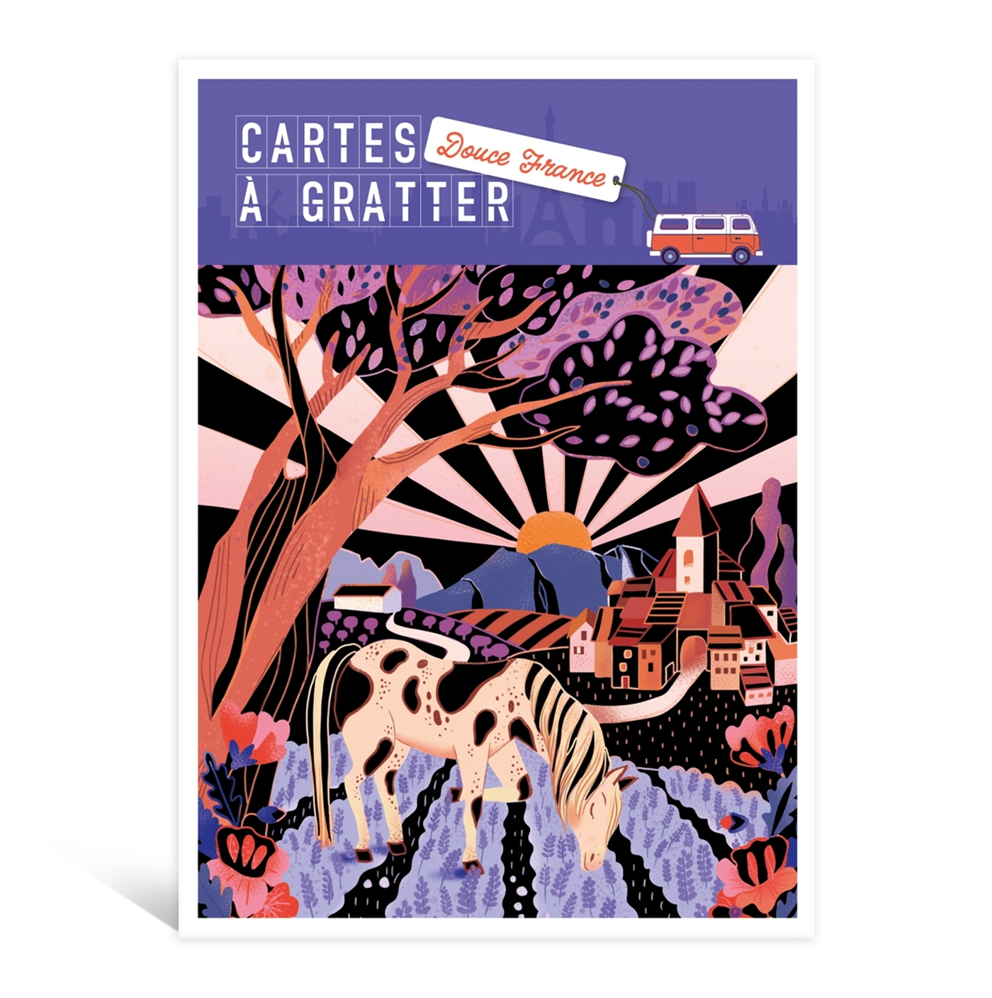Cartes à gratter - Douce France
