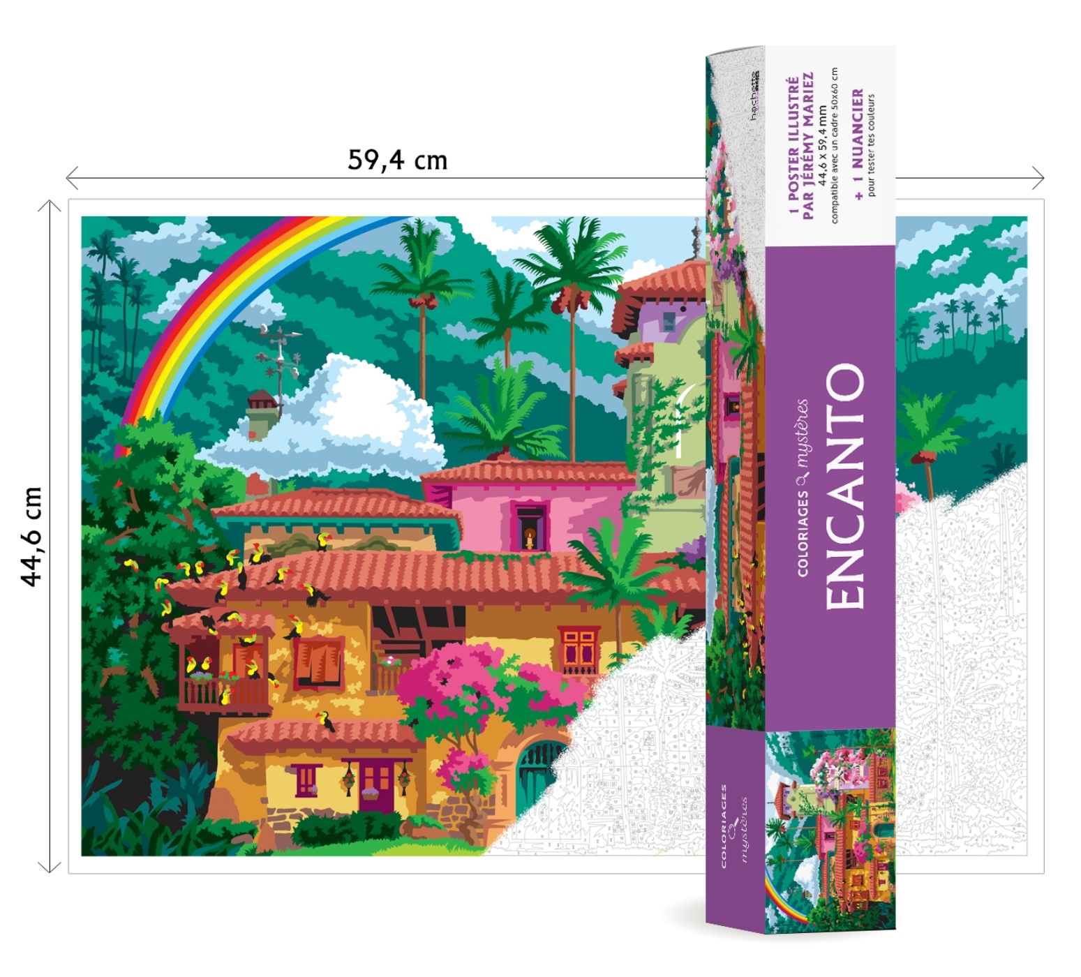 Coloriage mystère Disney - Poster Encanto