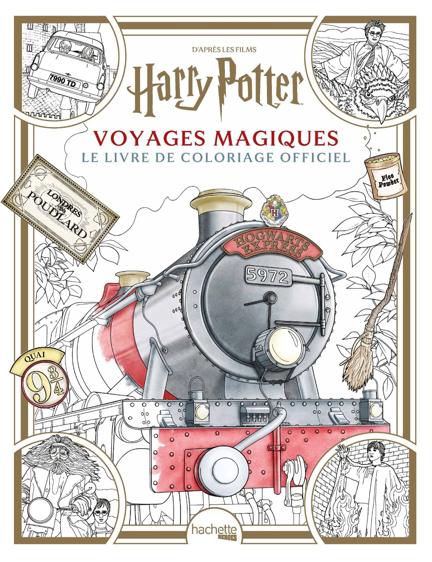 Coloriage Harry Potter  - Voyages Magiques