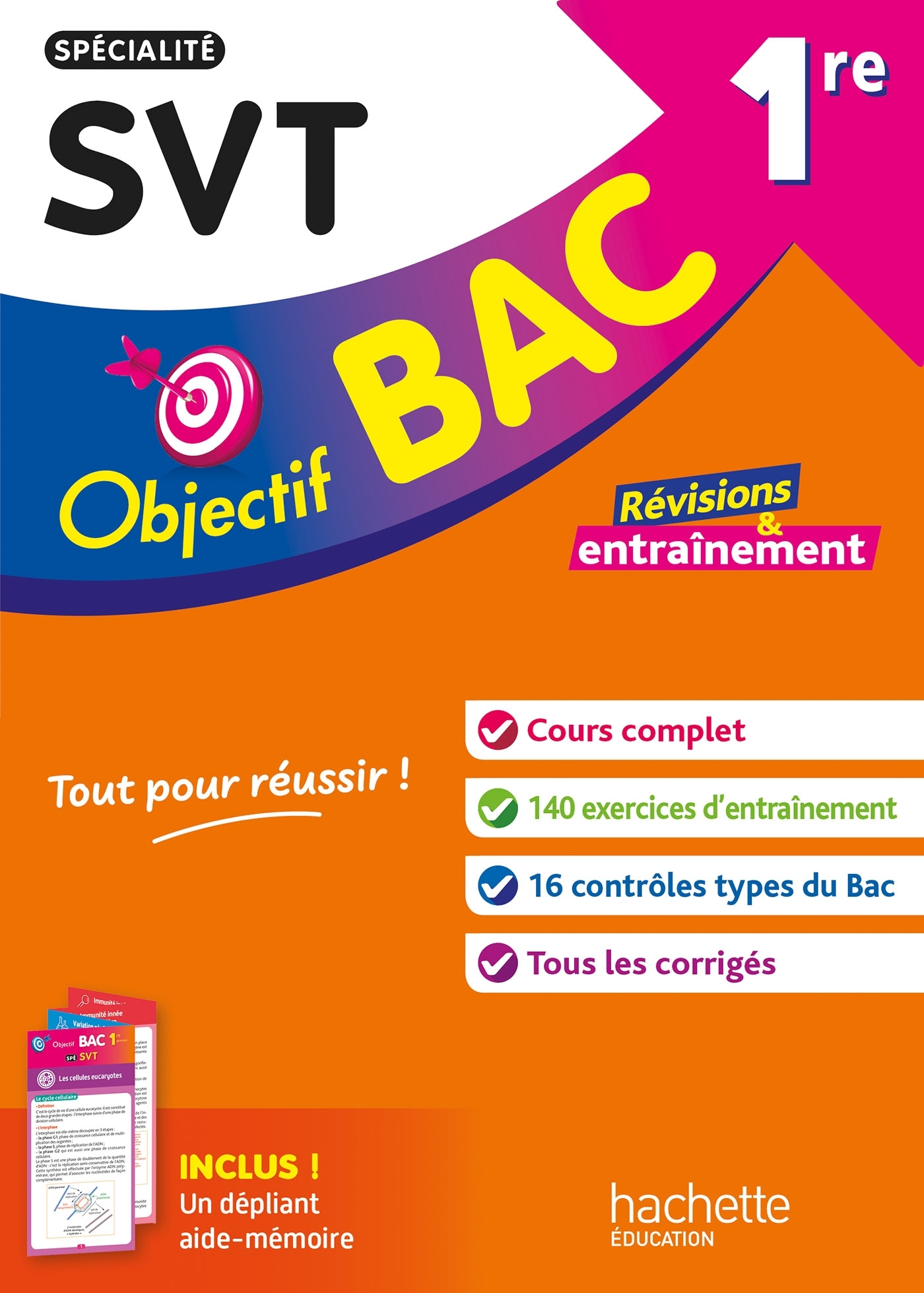 Objectif BAC 1re spécialité SVT BAC 2026