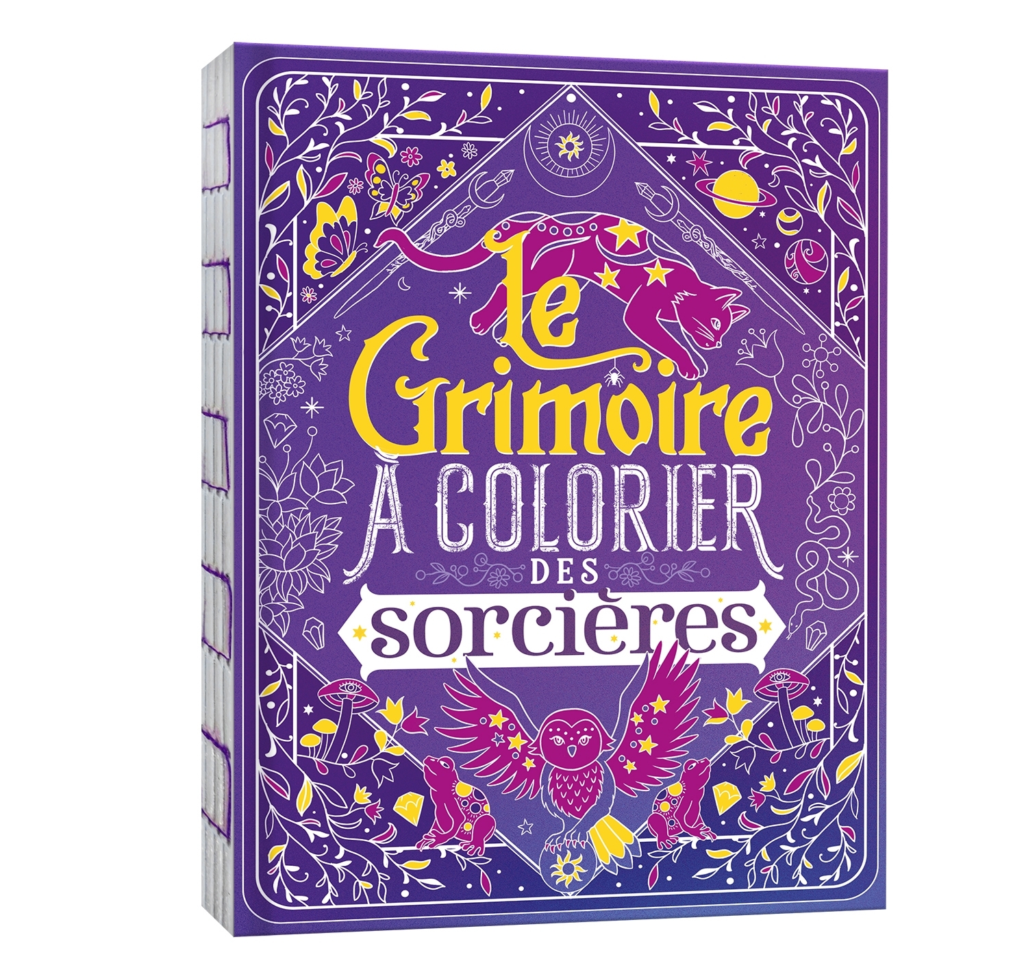 Le grimoire à colorier des sorcières