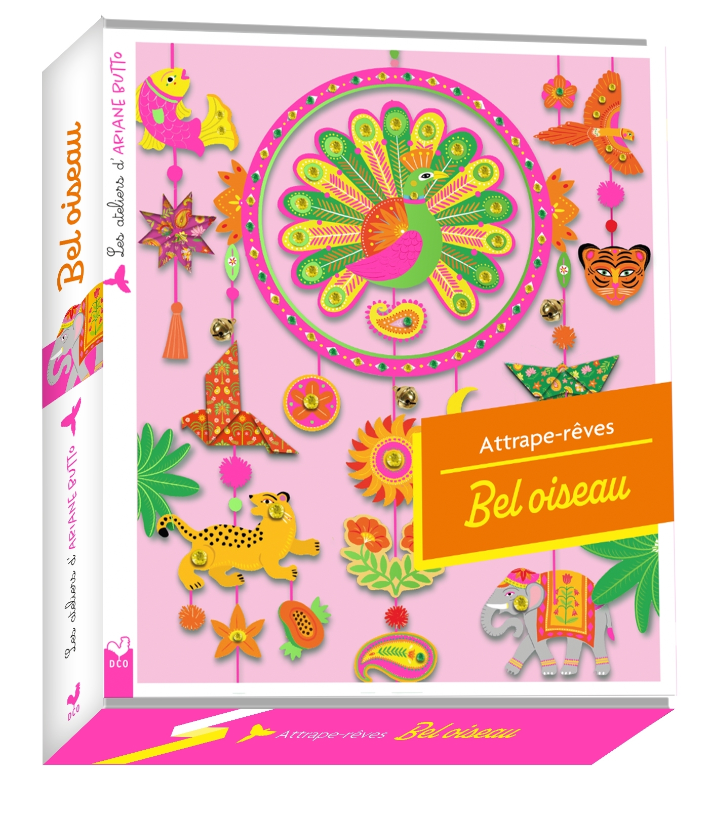 Les ateliers d'Ariane Butto - attrape-rêves Bel oiseau - coffret avec accessoires