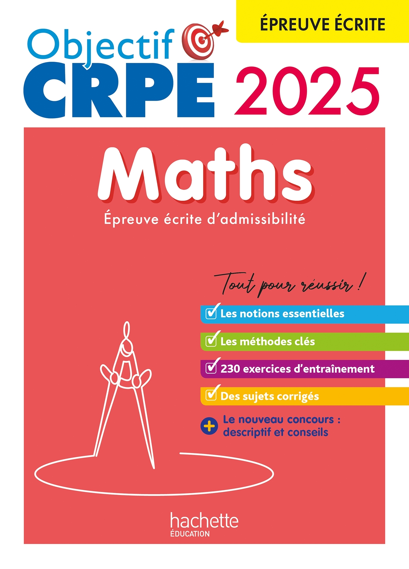 Objectif CRPE 2025 - Maths - épreuve écrite d'admissibilité