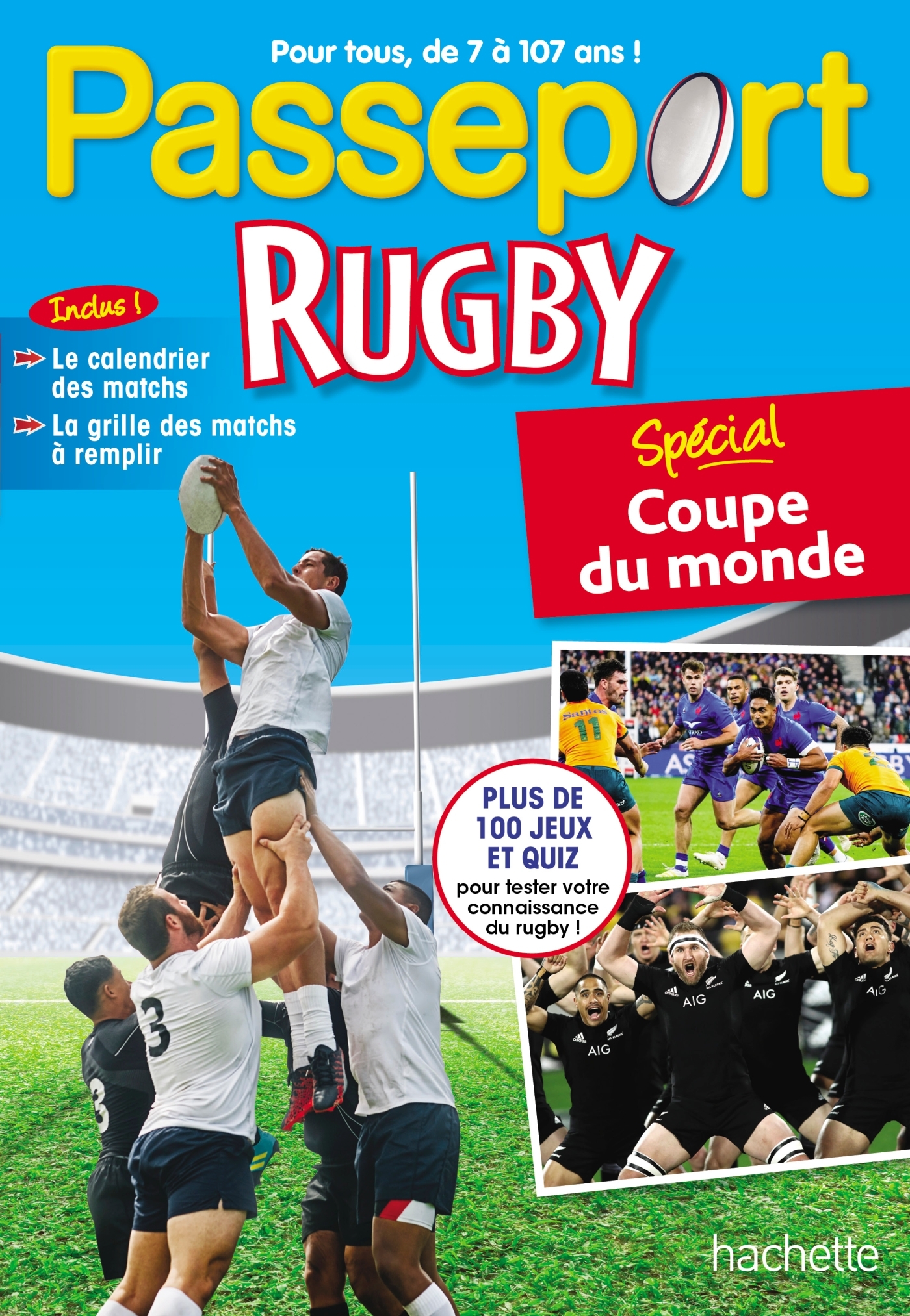 Passeport Adultes Rugby Spécial Coupe du monde - Cahier de vacances 2023