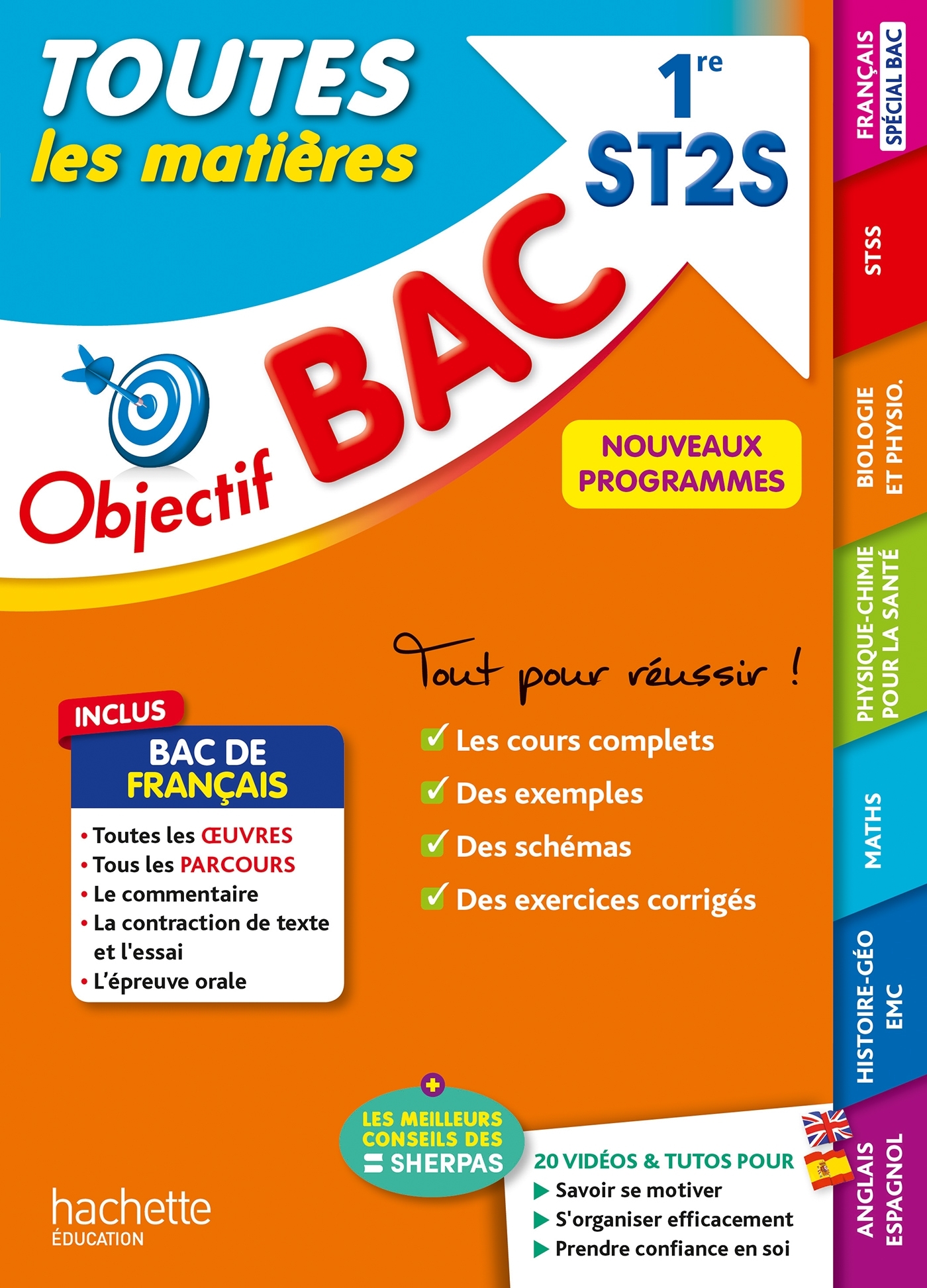 Objectif BAC 2025 - 1re ST2S Toutes les matières