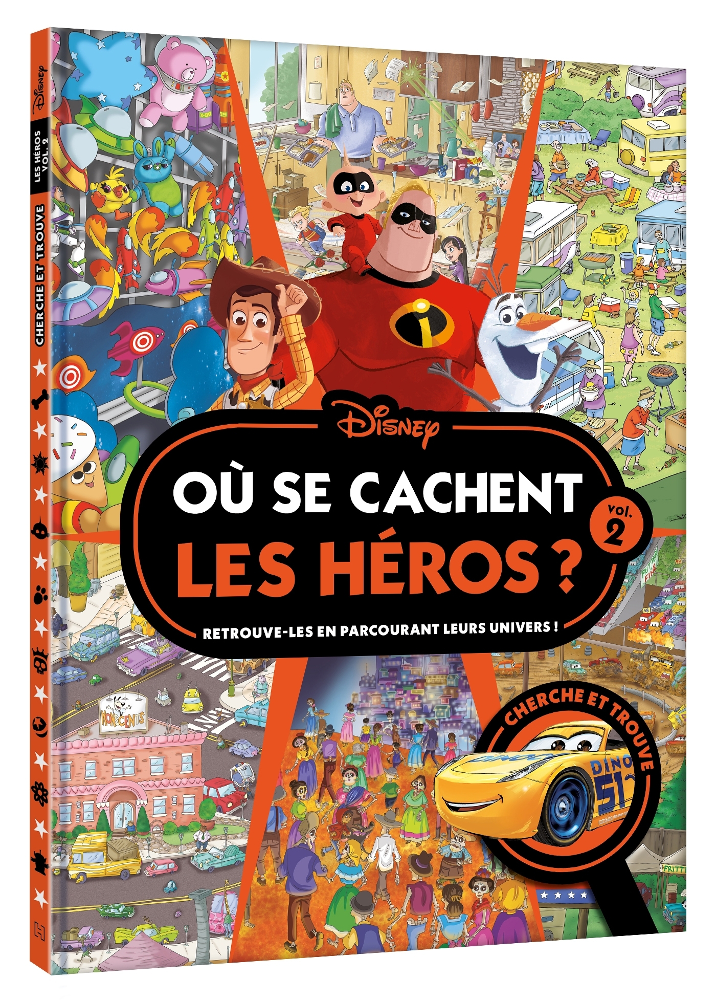 DISNEY - Où se cachent les héros ? Vol. 2 - Cherche et Trouve