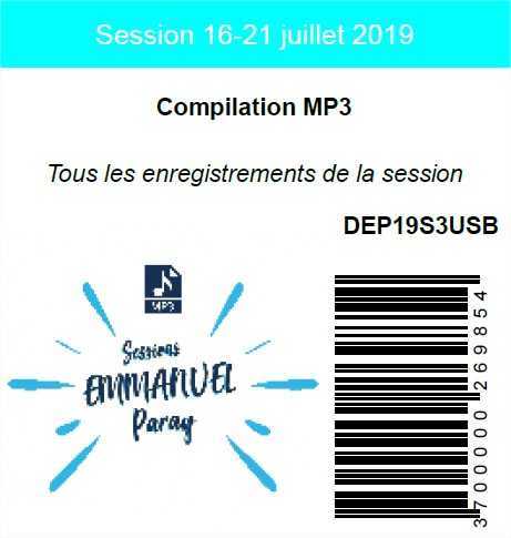 Session 16-21 juillet 2019, USB MP3