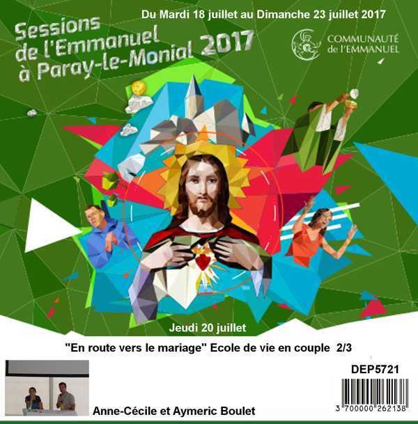 En route vers le mariage : Ecole de vie en couple 2/3  Session du 18 au 23 juillet 2017