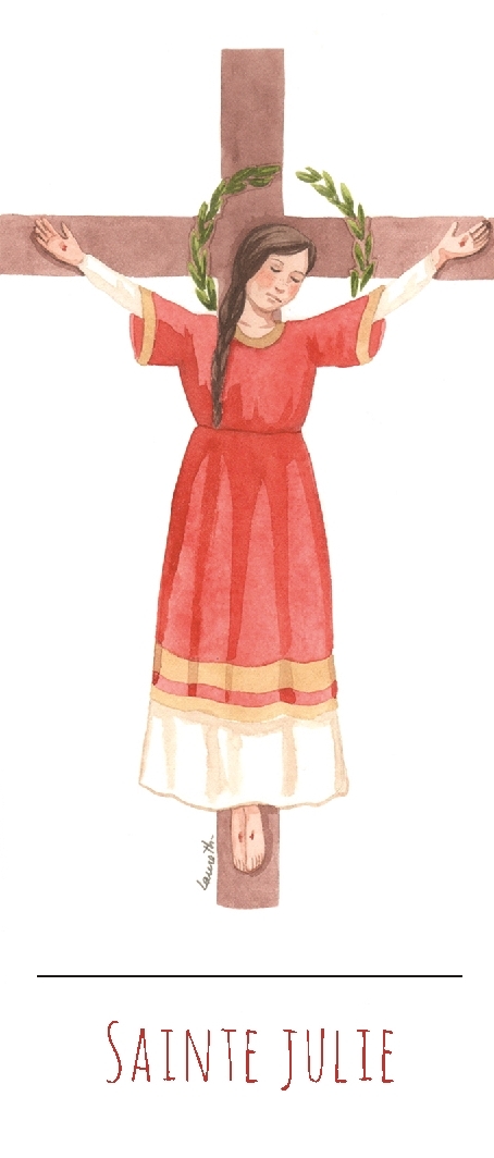 Lot de 10 signets - Julie 