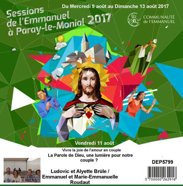 Vivre la joie de l'amour en couple Session du 09 au 13 août 2017