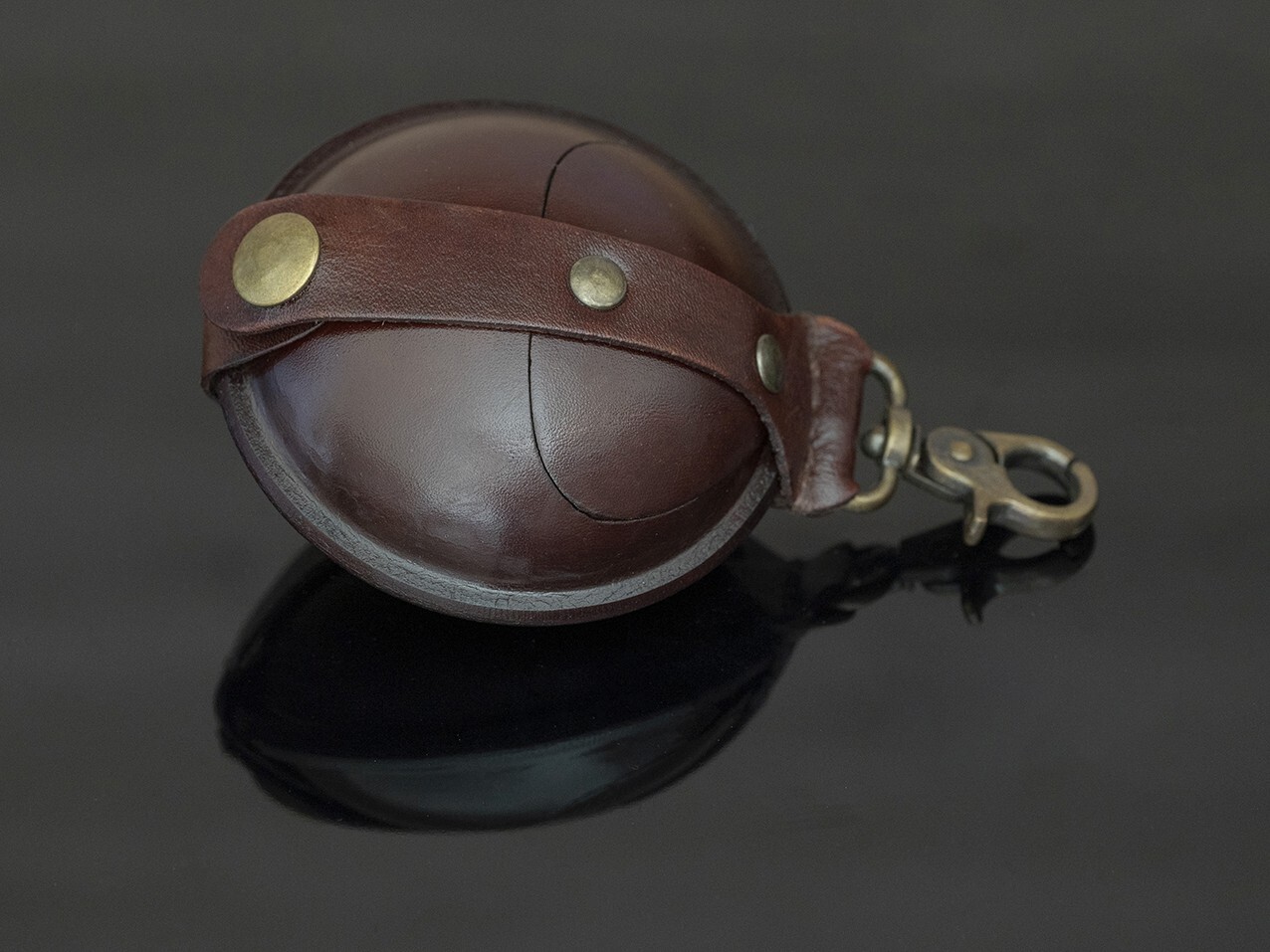 Aumônière grand modèle brun