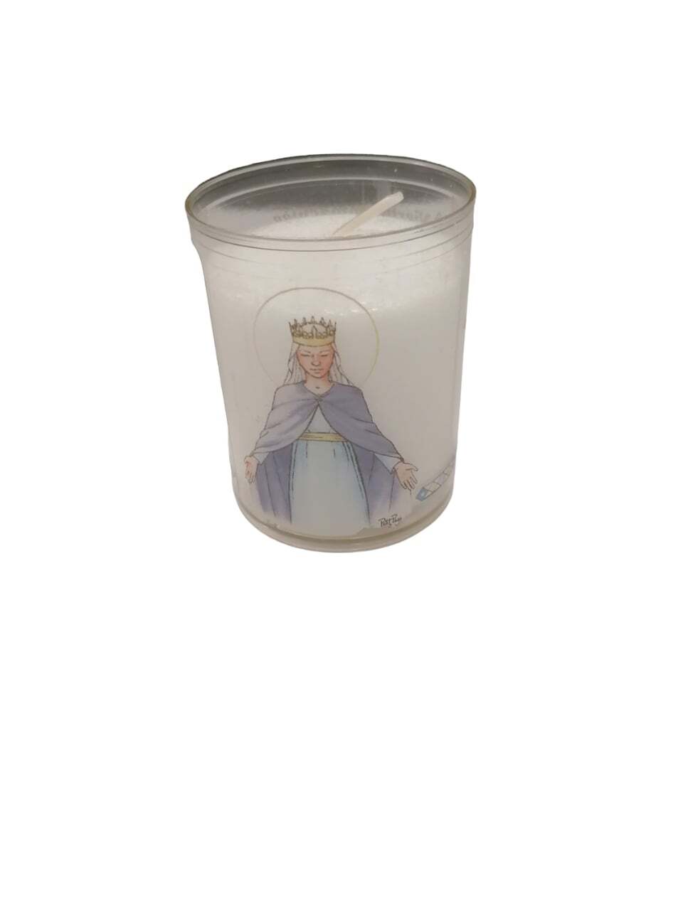 Veilleuse diamètre 50 mm - H 65 mm - Ô Vierge Immaculée