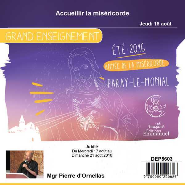 Accueillir la miéricorde