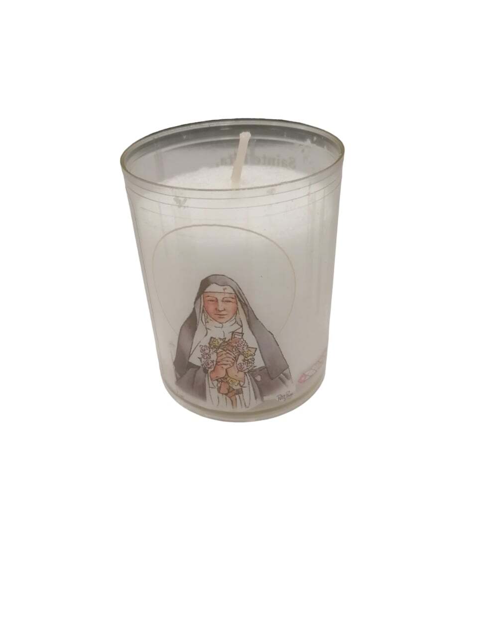 Veilleuse diamètre 50 mm - H 65 mm - Sainte Rita