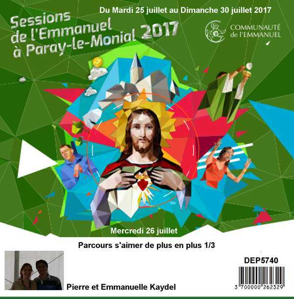 Parcours s'aimer de plus en plus 1/3 Session du 25 au 30 juillet 2017