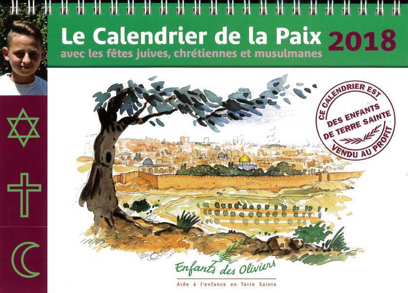 Le calendrier de la Paix 2018