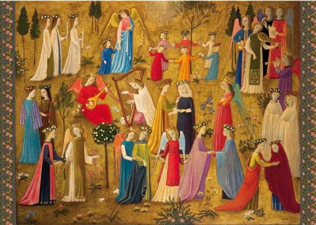 Lot de 10 - carte double Paradis