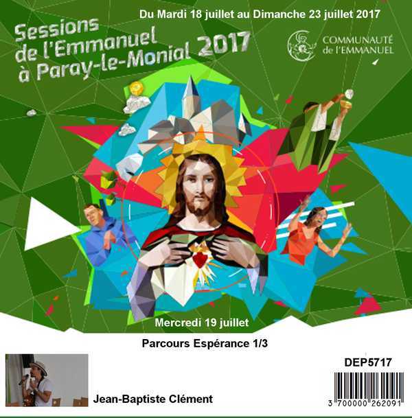 Parcours espérance 1/3 Session du 18 au 23 juillet 2017