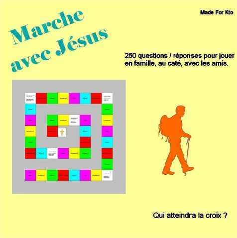 Jeux de société Marche avec Jésus