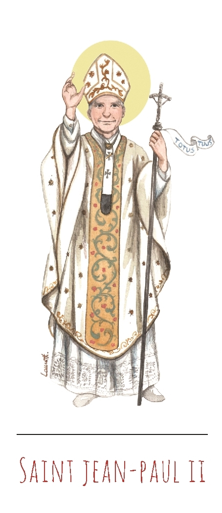 Lot de 10 signets - Jean-Paul II