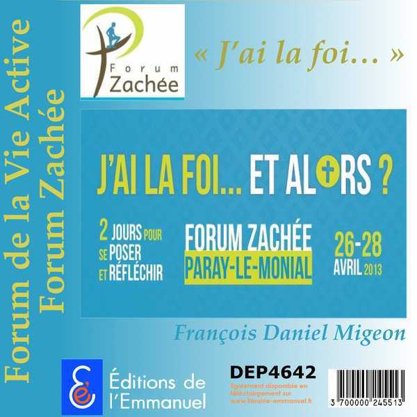 Enseignement : « j’ai la foi...»