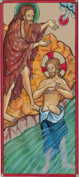 Lot de 25 - Signet Baptême Jésus