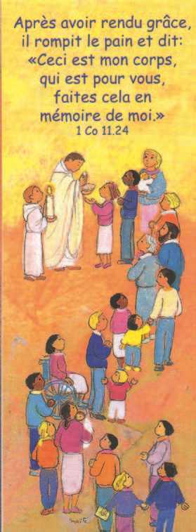 Lot de 25 - Signet Maite Roche Communion 2