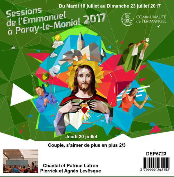 Couple, s'aimer de plus en plus  Session du 18 au 23 juillet 2017