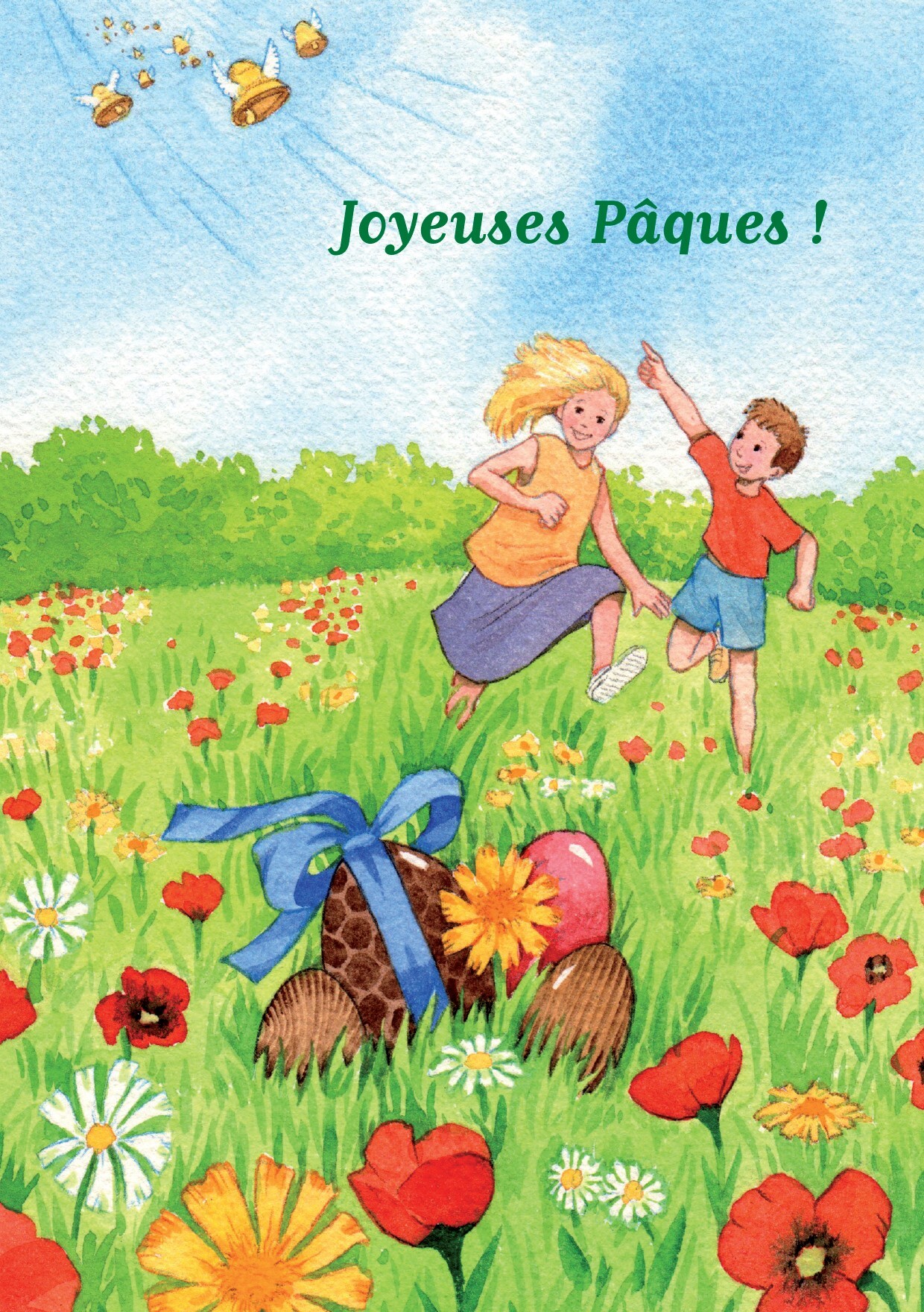 10 cartes doubles Joyeuses Pâques !