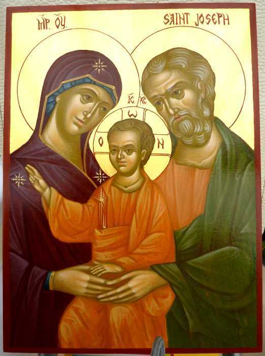 Lot de 25 - image Ste Famille avec prière au dos