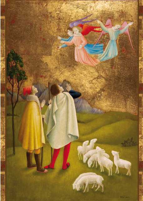 Lot de 10 - carte double Bergers