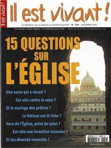 N°244  - 15 questions sur l'Eglise
