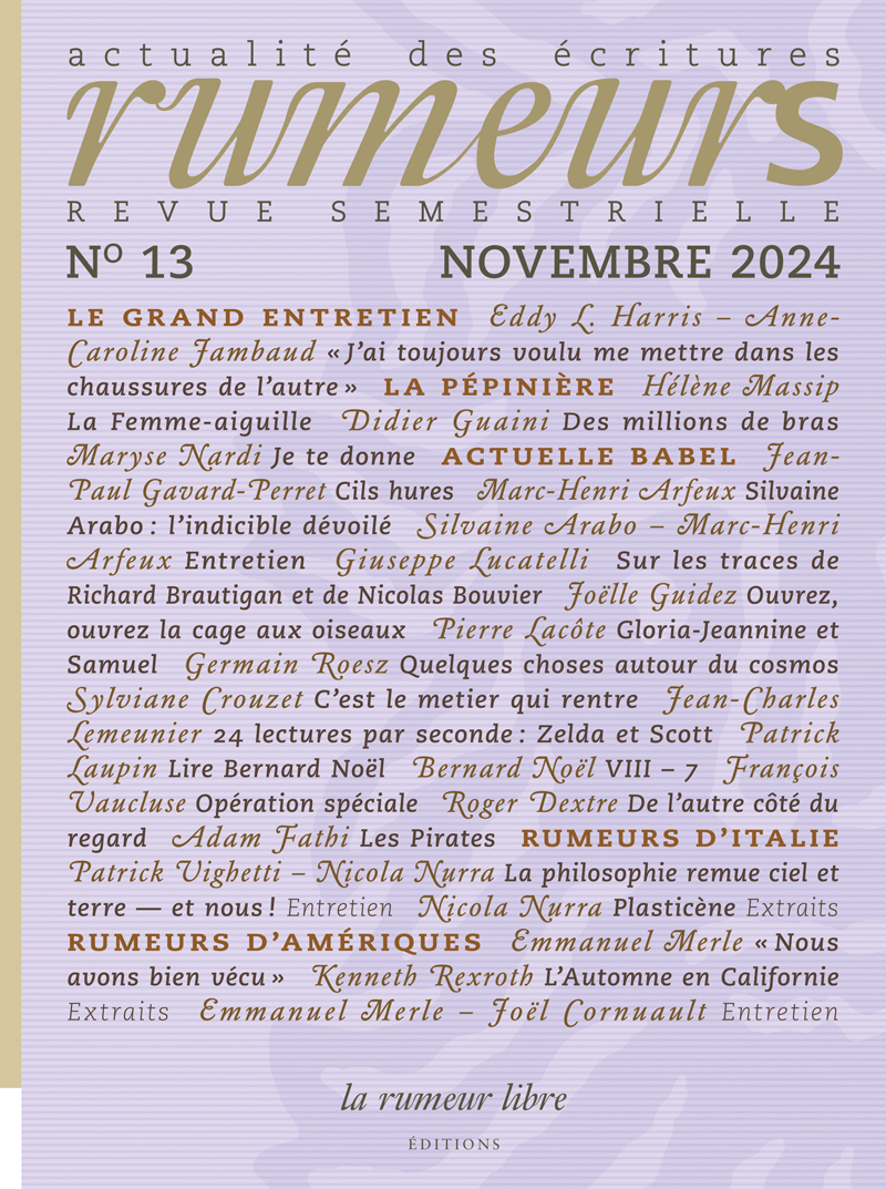 Rumeurs N°13 Hiver 2024