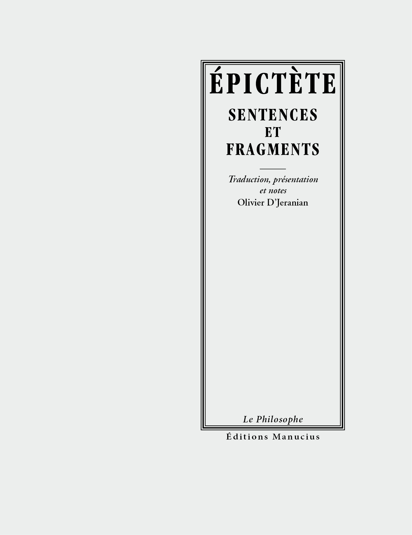 SENTENCES ET FRAGMENTS