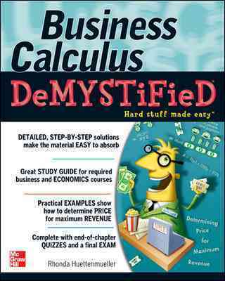 Business Calculus Demystified