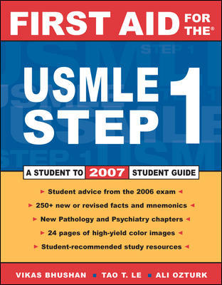 FIRST AID FOR THE USMLE STEP 1: