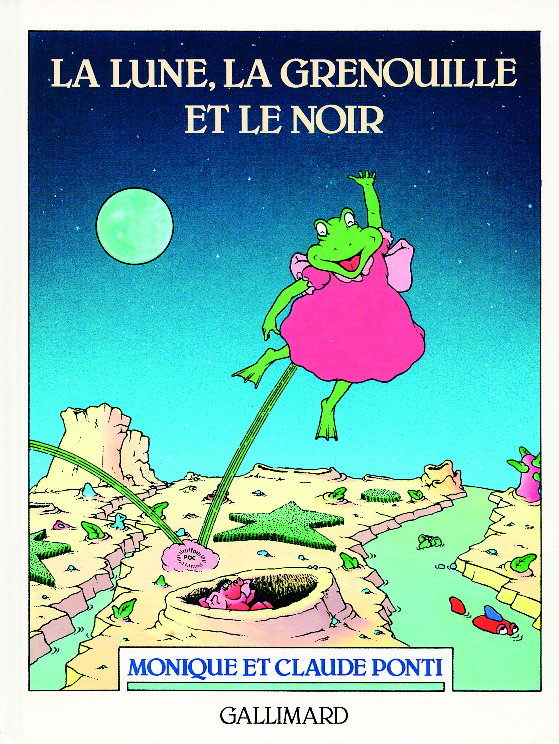 LA LUNE, LA GRENOUILLE ET LE NOIR