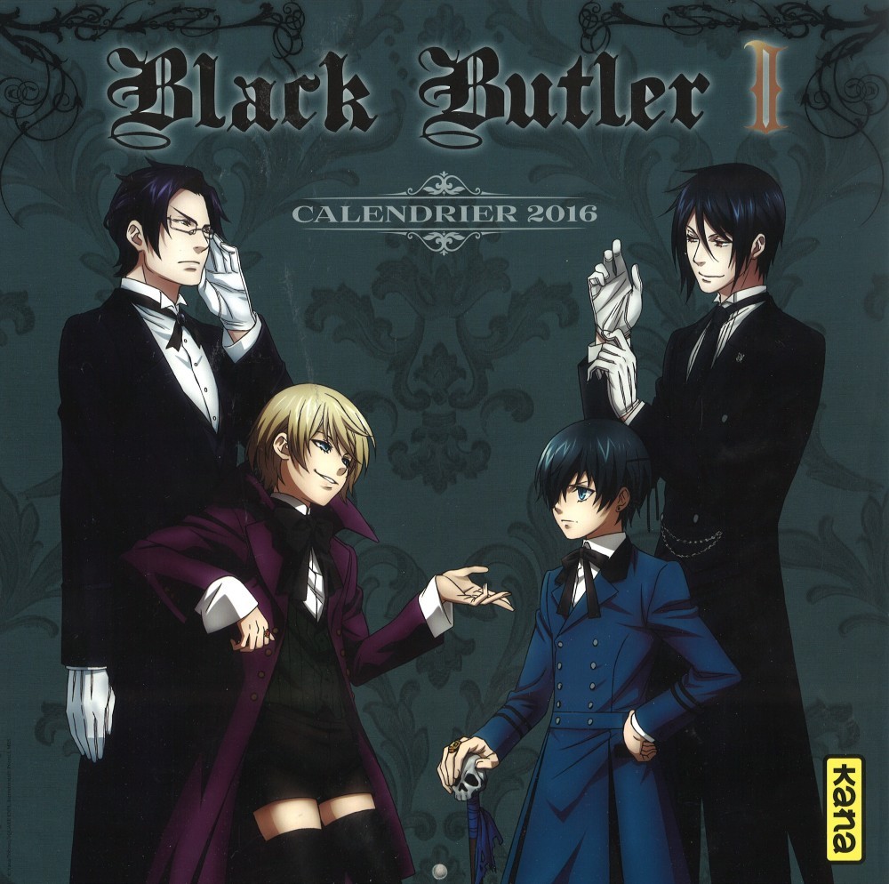 CALENDRIER BLACK BUTLER 2016
