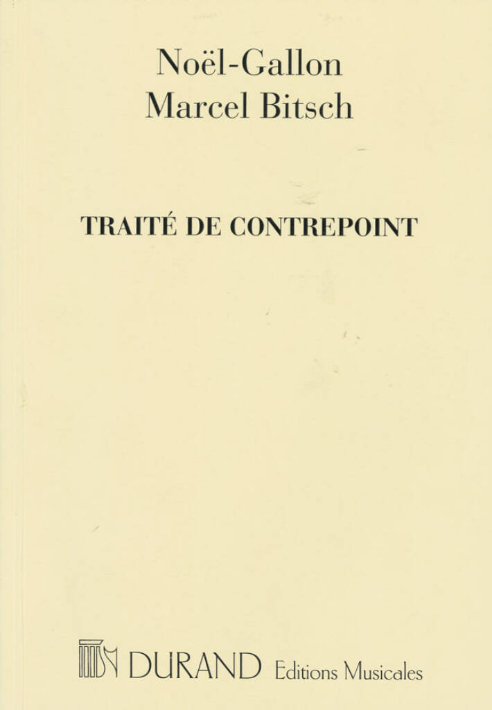 MARCEL BITSCH : TRAITE DE CONTREPOINT