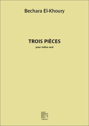 TROIS PIECES POUR VIOLON SEUL VIOLON