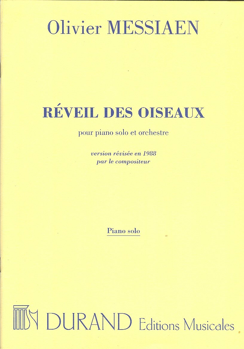 REVEIL DES OISEAUX PIANO SOLISTE  PIANO