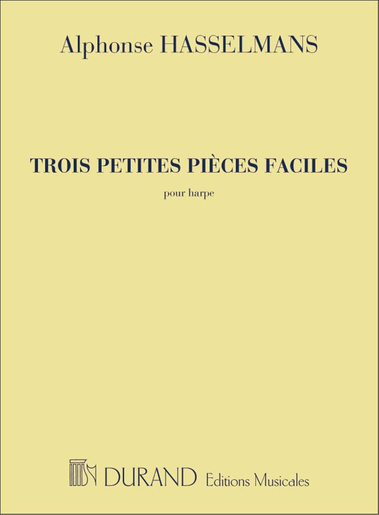 ALPHONSE HASSELMANS  : TROIS PETITES PIECES FACILES POUR HARPE