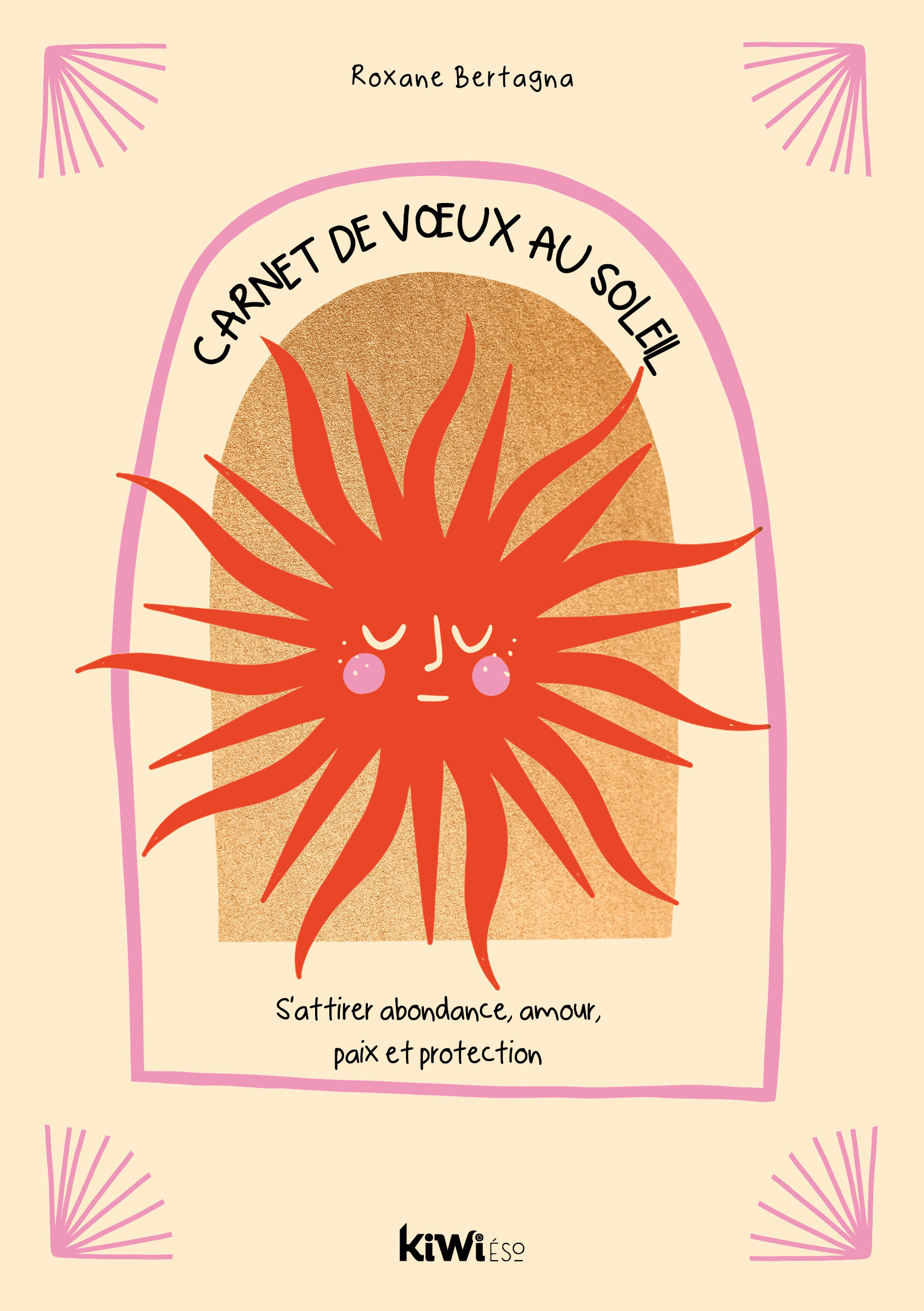 Carnet de vœux au soleil