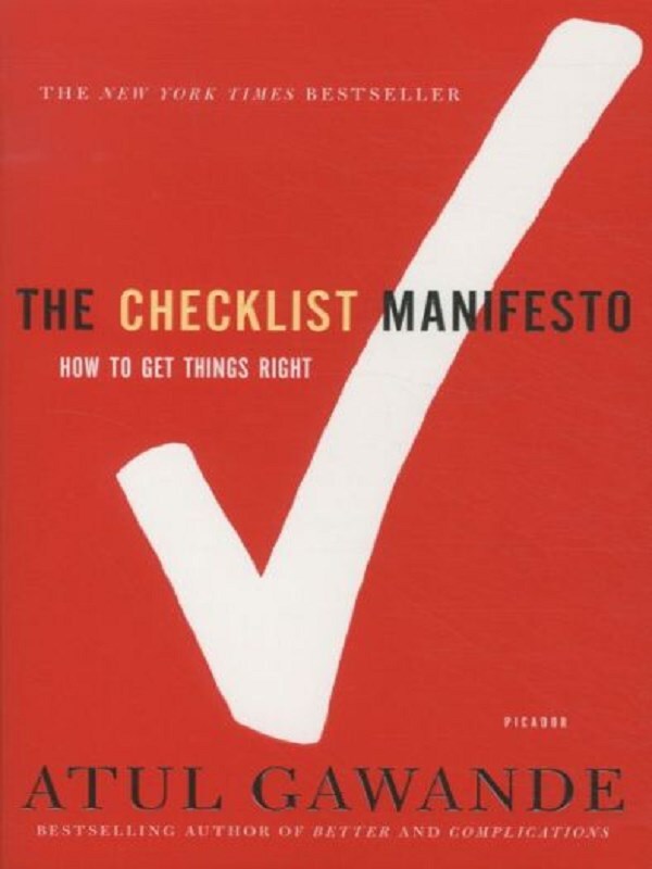 The Checklist Manifesto