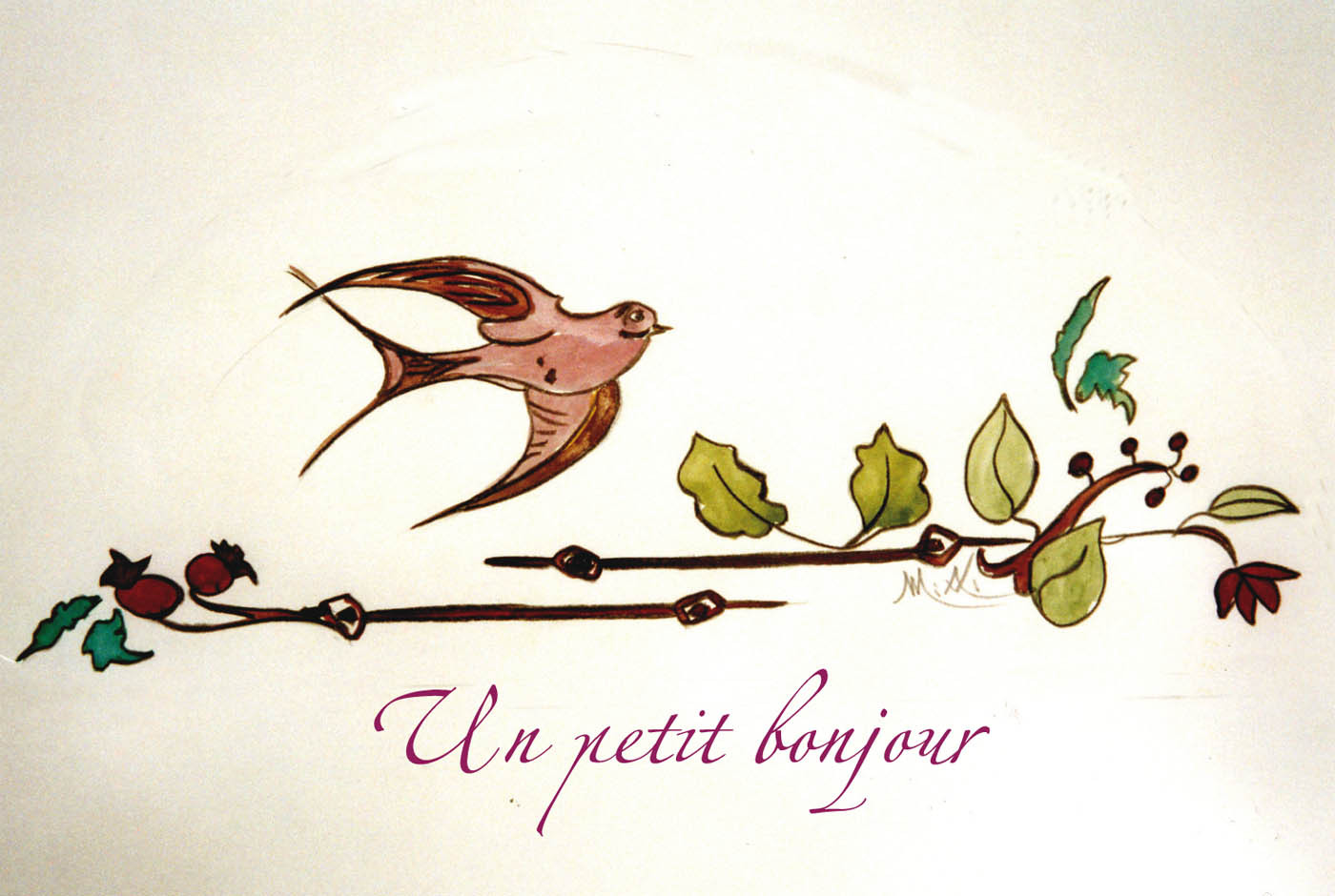 UN PETIT BONJOUR 10EX OM02