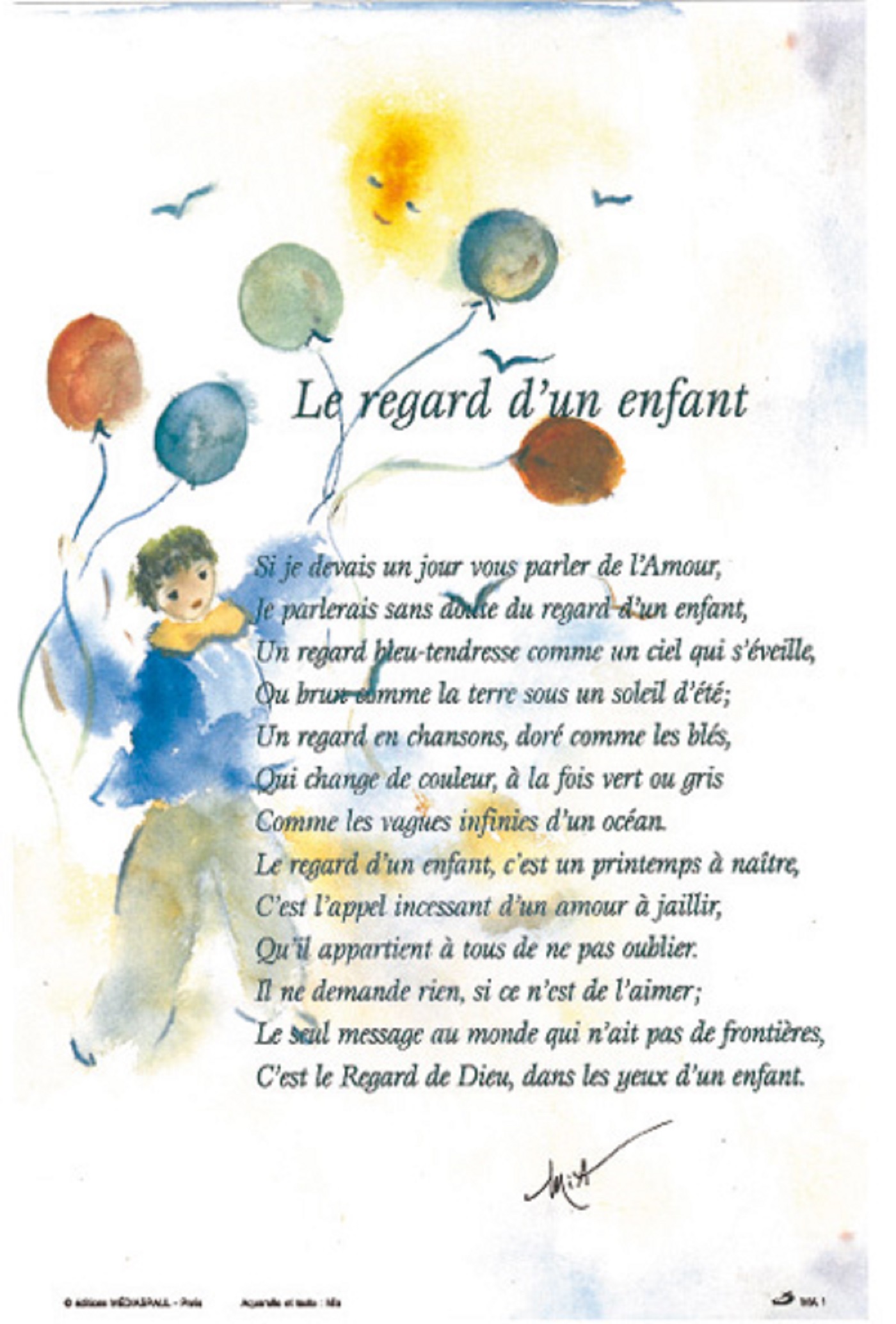 POSTER LES ENFANTS MIA01