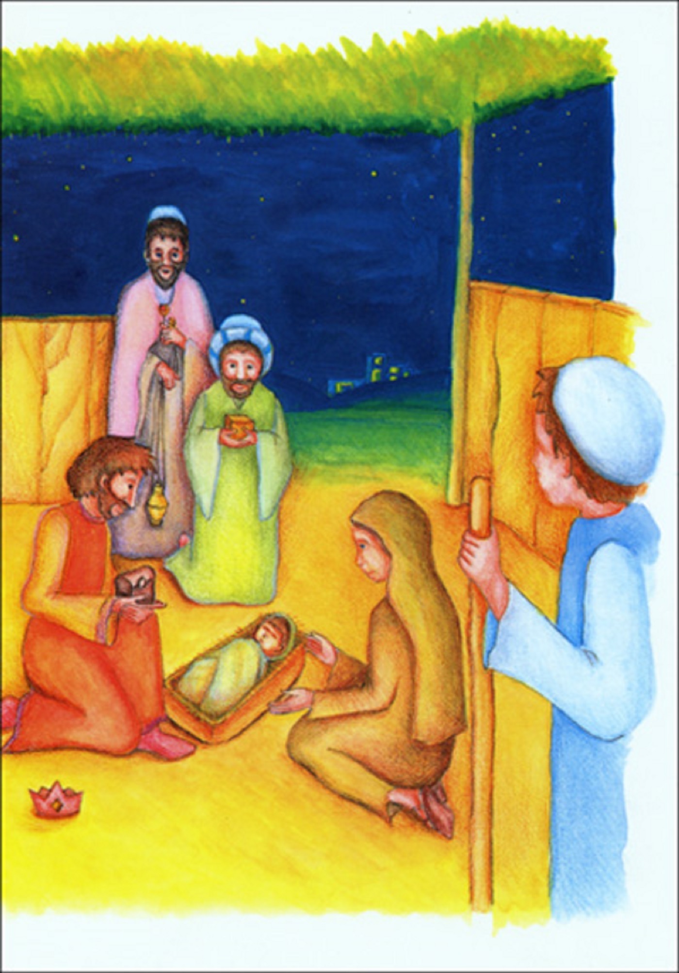 PACK CARTES NOEL OH06 10EX