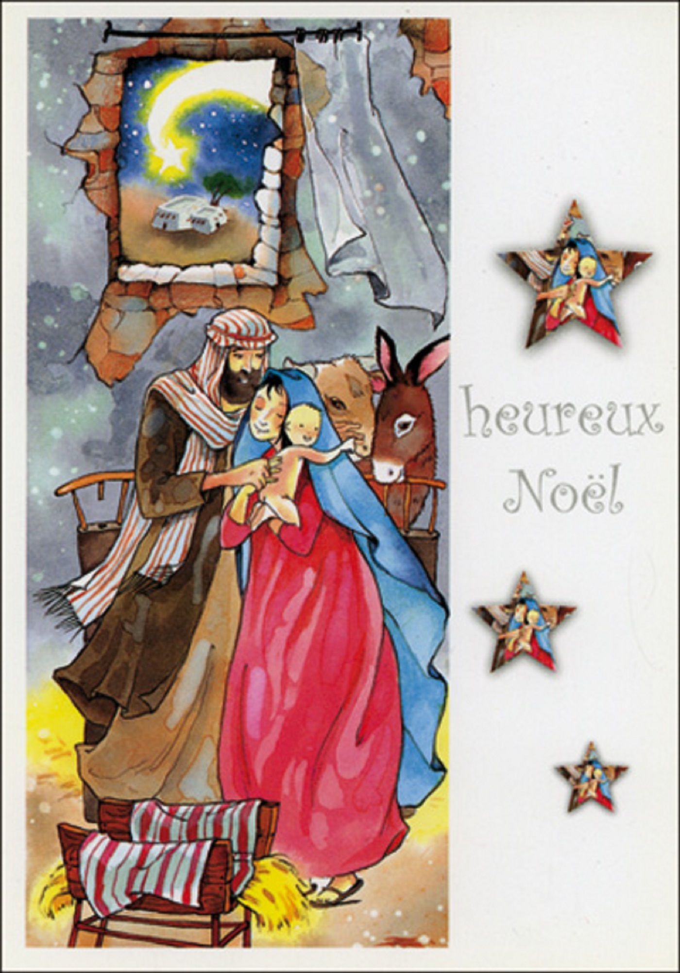 PACK CARTES NOEL SPN05 10EX